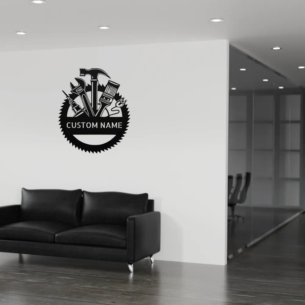 Custom Workshop Tools Metal Sign Custom Workshop Tools Metal Sign