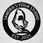 Custom Yoga Metal Sign