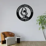 Custom Yoga Metal Sign