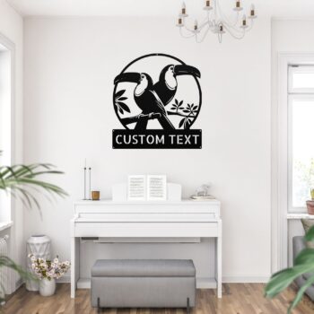 Customized Toucan Bird Metal Sign