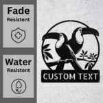 Customized Toucan Bird Metal Sign