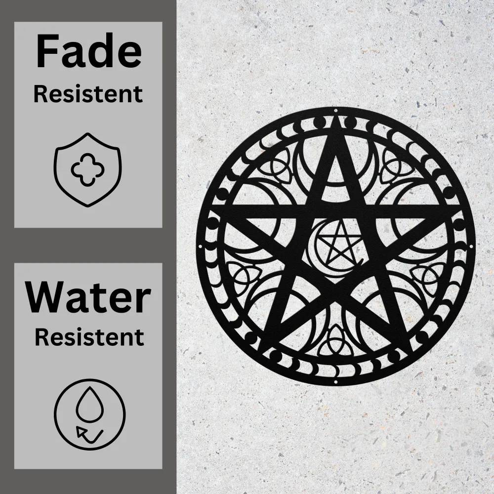 Geometry Pentacle Metal Art Geometry Pentacle Metal Art