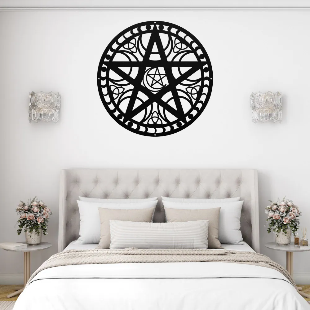 Geometry Pentacle Metal Art Geometry Pentacle Metal Art