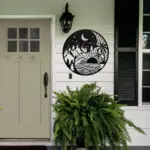 Moon Sun And Stars Metal Wall Art