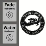 Personalized Airplane Metal Sign