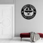 Personalized Alien Metal Sign