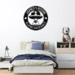 Personalized Alien Metal Sign