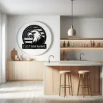 Personalized American Eagle Metal Sign