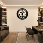 Personalized Anchor Metal Sign