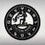 Personalized Aquarius Metal Sign