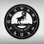 Personalized Aries Metal Sign
