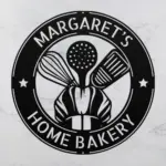 Personalized Bakery Metal Sign
