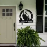 Personalized Bald Eagle Metal Sign