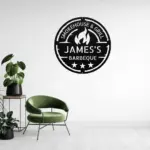 Personalized Barbecue Metal Sign