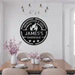 Personalized Barbecue Metal Sign