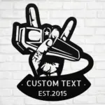 Personalized Barber Shop Metal Sign