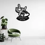 Personalized Barber Shop Metal Sign