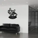 Personalized Barber Shop Metal Sign