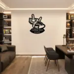 Personalized Barber Shop Metal Sign