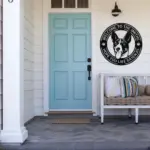 Personalized Basenji Dog Metal Sign