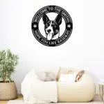 Personalized Basenji Dog Metal Sign