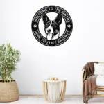 Personalized Basenji Dog Metal Sign