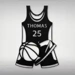 Personalized Basketball Jersey Metal Sign