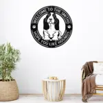 Personalized Basset Hound Dog Metal Sign