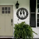 Personalized Basset Hound Dog Metal Sign