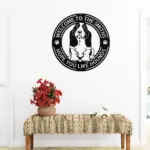 Personalized Basset Hound Dog Metal Sign