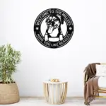 Personalized Beagle Dog Metal Sign