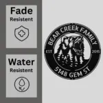 Personalized Bear Metal Art Sign