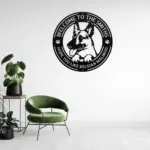 Personalized Belgian Malinois Metal Sign