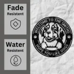 Personalized Bernese Mountain Metal Sign