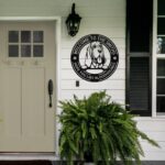 Personalized Bloodhound Dog Metal Sign