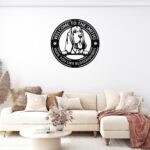Personalized Bloodhound Dog Metal Sign