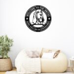 Personalized Bloodhound Dog Metal Sign