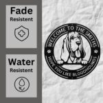 Personalized Bloodhound Dog Metal Sign
