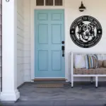 Personalized Border Collie Dog Metal Sign