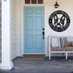 Personalized Boston Terrier Metal Sign