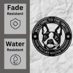 Personalized Boston Terrier Metal Sign