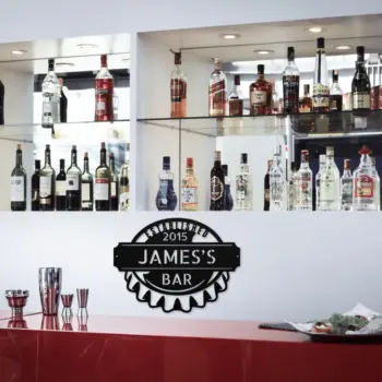 Personalized Bottle Cap Metal Sign