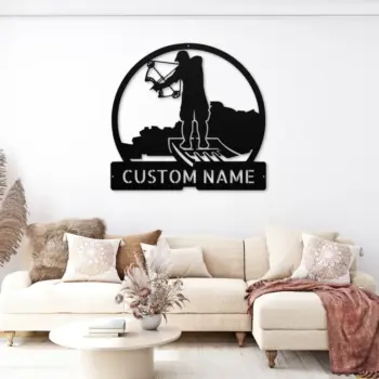 Personalized Bowfishing Metal Sign