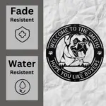 Personalized Boxer Dog Metal Sign
