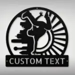 Personalized Breakdancing Metal Sign