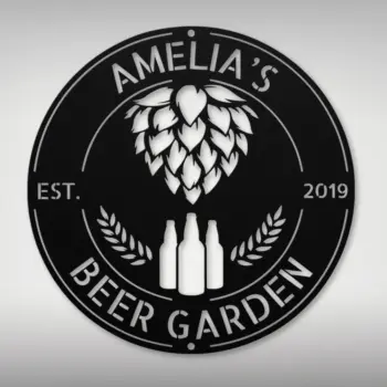 Personalized Brewery Metal Art Sign