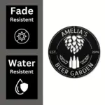 Personalized Brewery Metal Art Sign