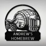 Personalized Brewery Metal Sign