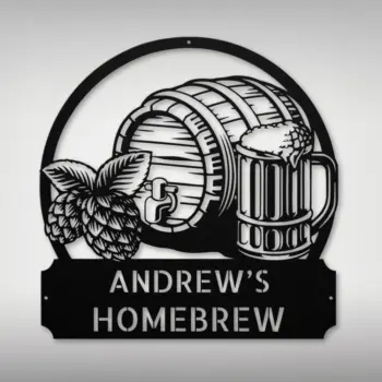 Personalized Brewery Metal Sign