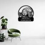 Personalized Brewery Metal Sign